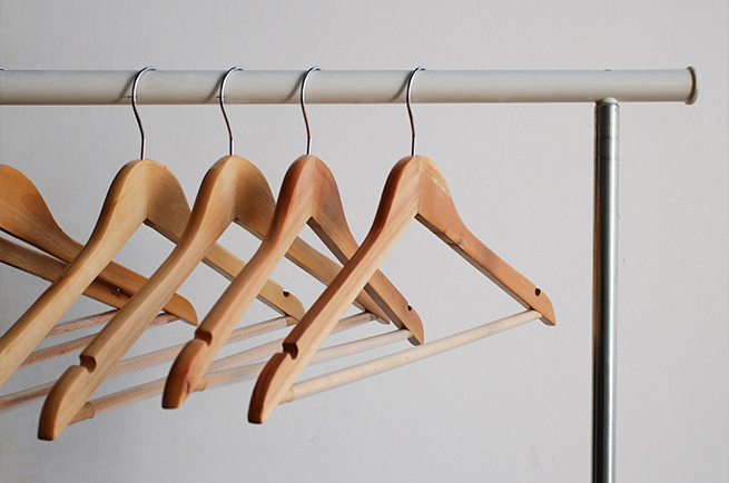 The wooden hangers in the choice should pay attention to